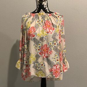 Violet & Claire off shoulder flower blouse